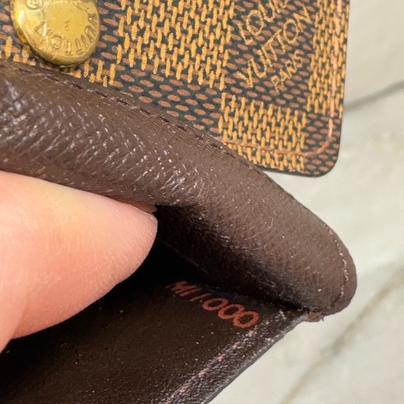 🔥 SOLD 🔥 Louis Vuitton Porte Monnaie Plat Damier Brown card case - Picture 9 of 16